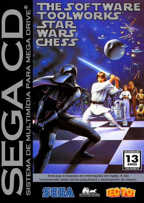Software Toolworks' Star Wars Chess, The (Europe) Sega CD Game Cover